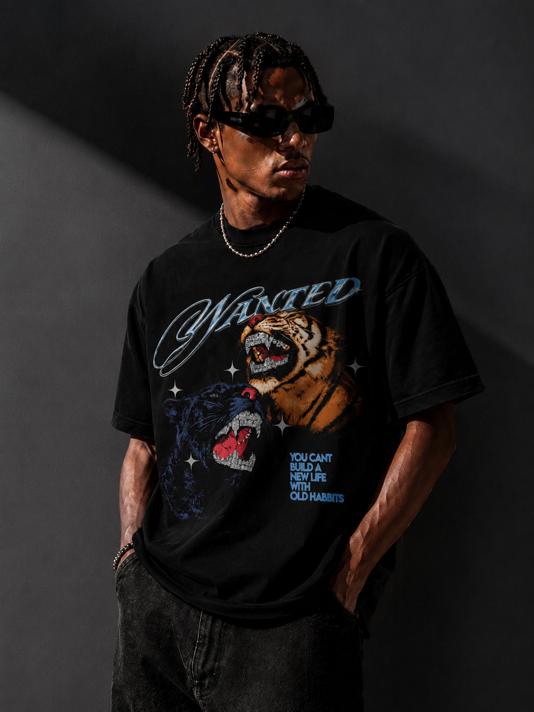 Twin Predators Oversized Tee